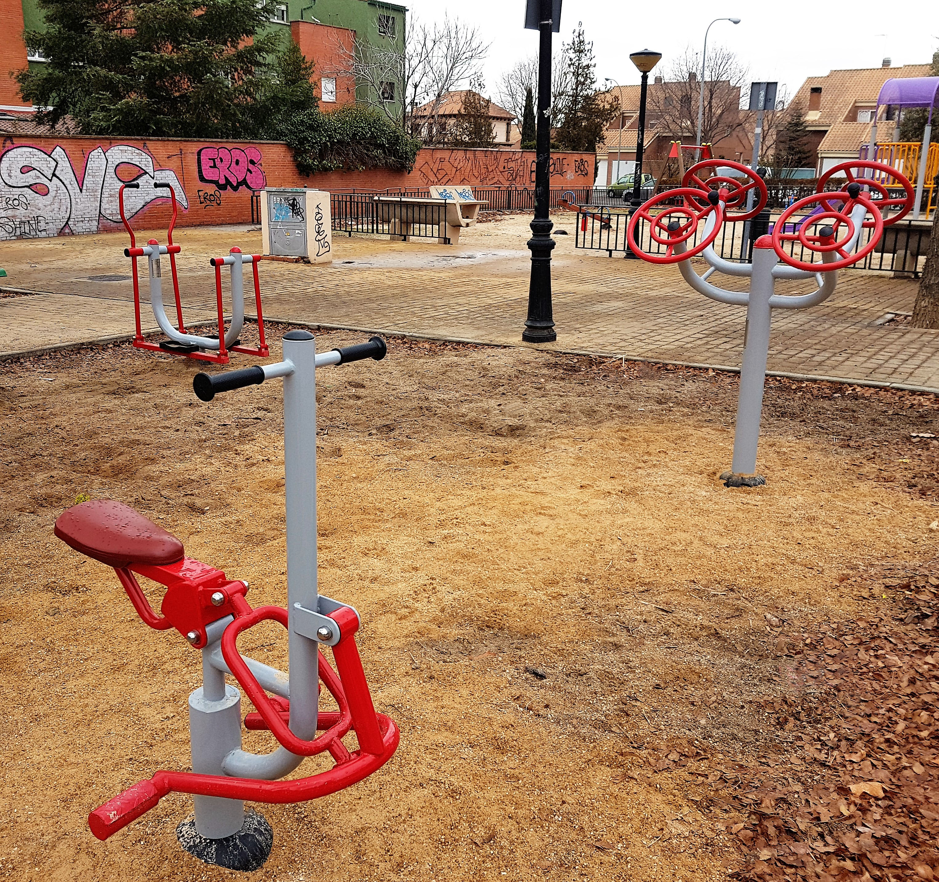 Nuevo circuito biosaludable en el parque de los Gorriones