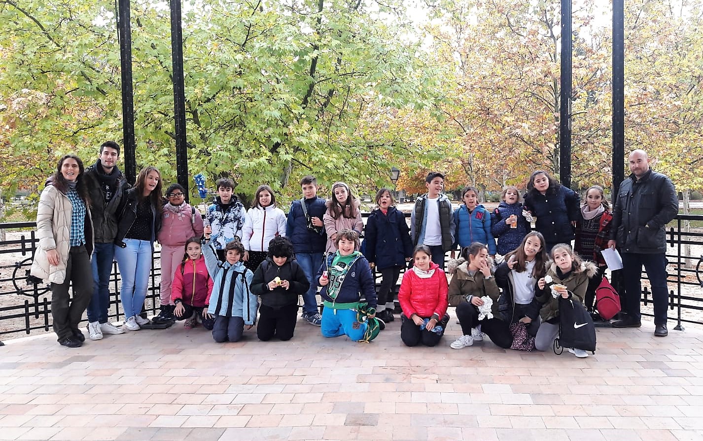 20 alumnos de los centros educativos de Velilla participaron en los talleres del programa MUSE en El Retiro