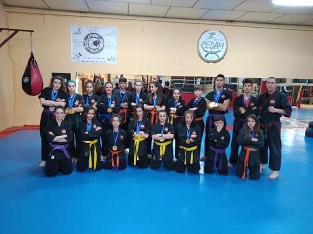 La escuela Tótem de Kajukenbo de Velilla participó en el Torneo Internacional de Artes Marciales AKCM