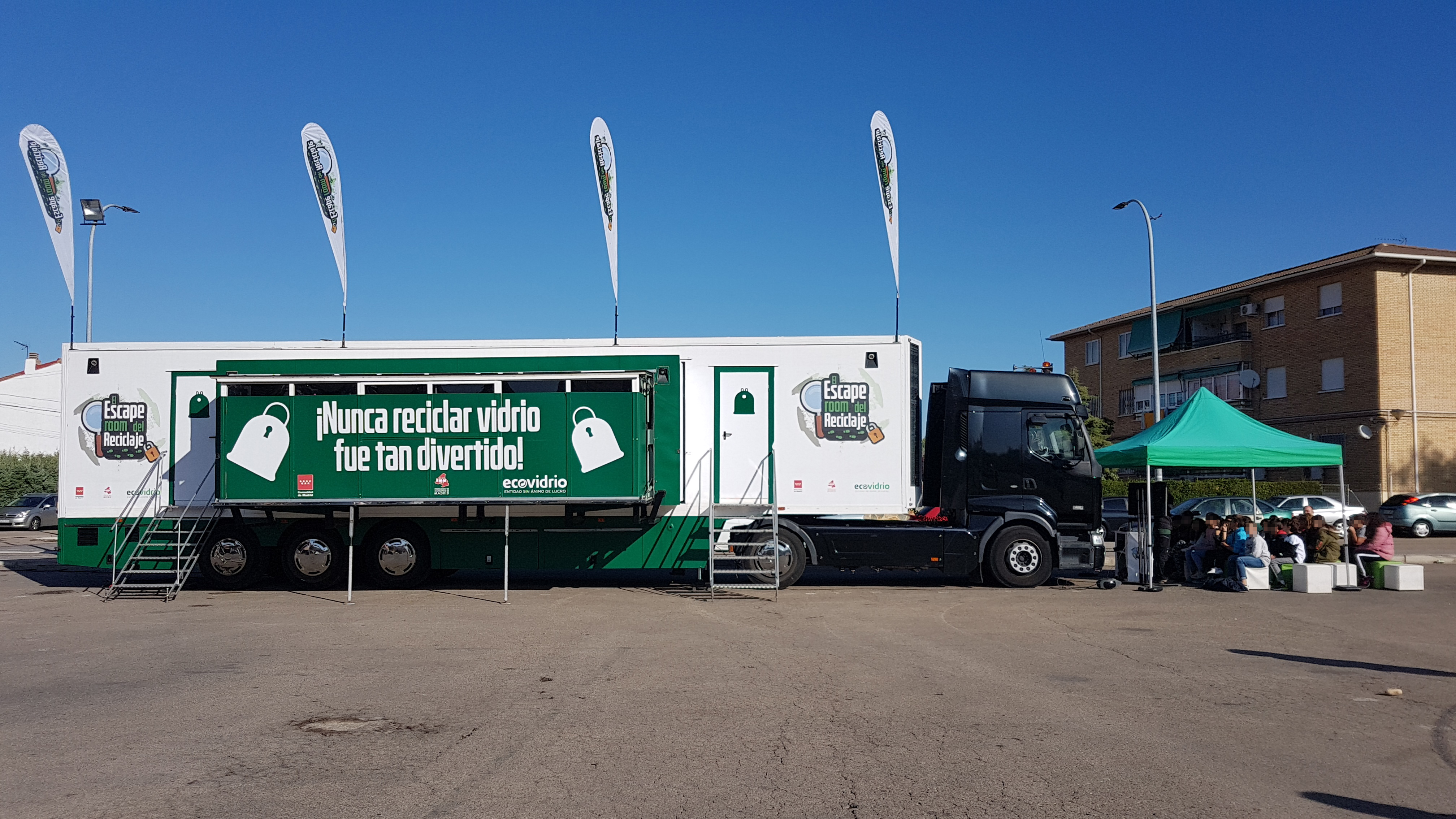 El “Escape Room del Reciclaje” visita hoy Velilla de San Antonio