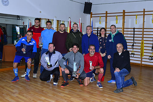 Entrega de trofeos del Master´s Ranking de Tenis Velilla de San Antonio y Campeonato de Navidad