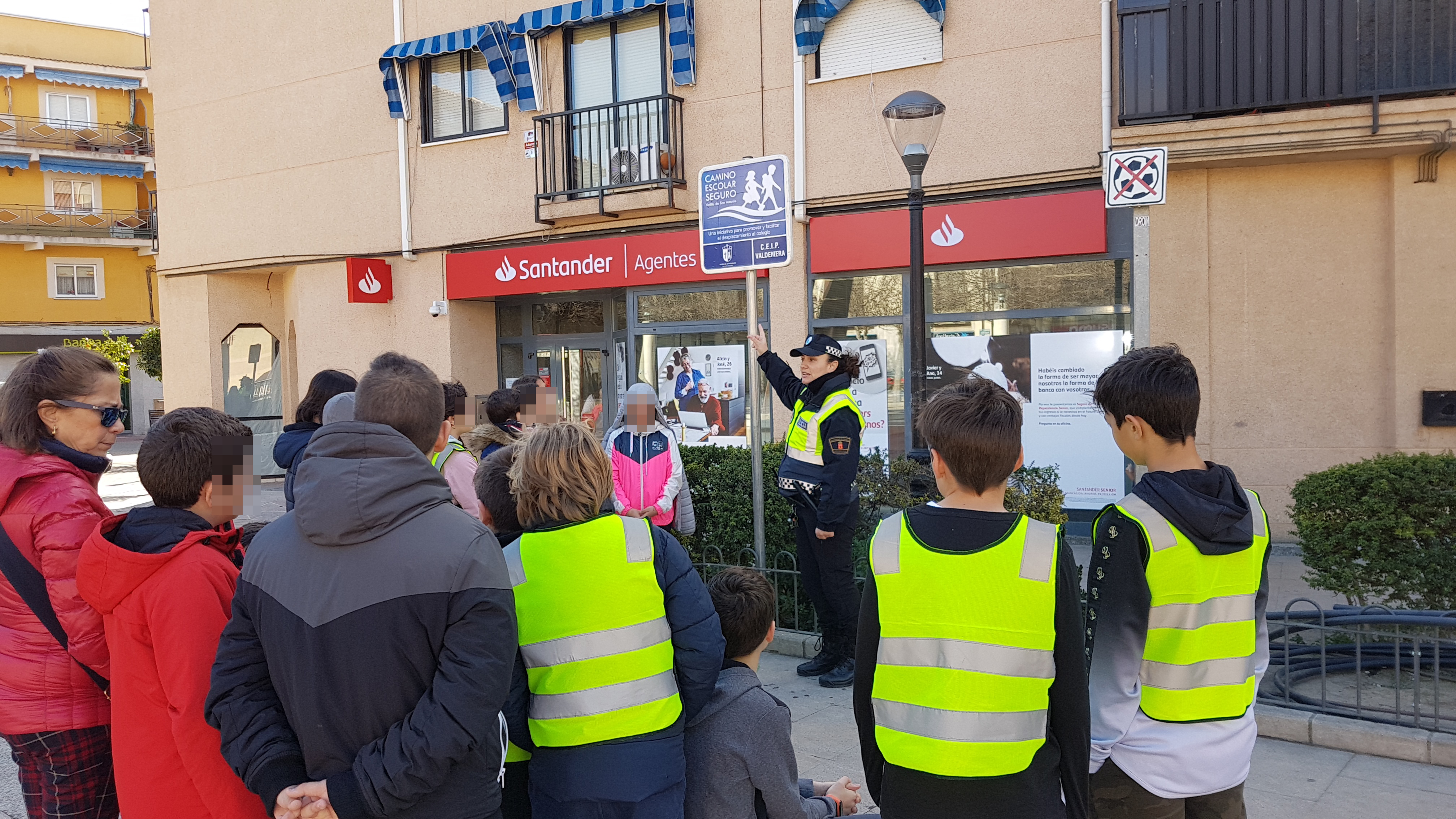 Inaugurado el Camino Escolar Seguro al CEIP Valdemera