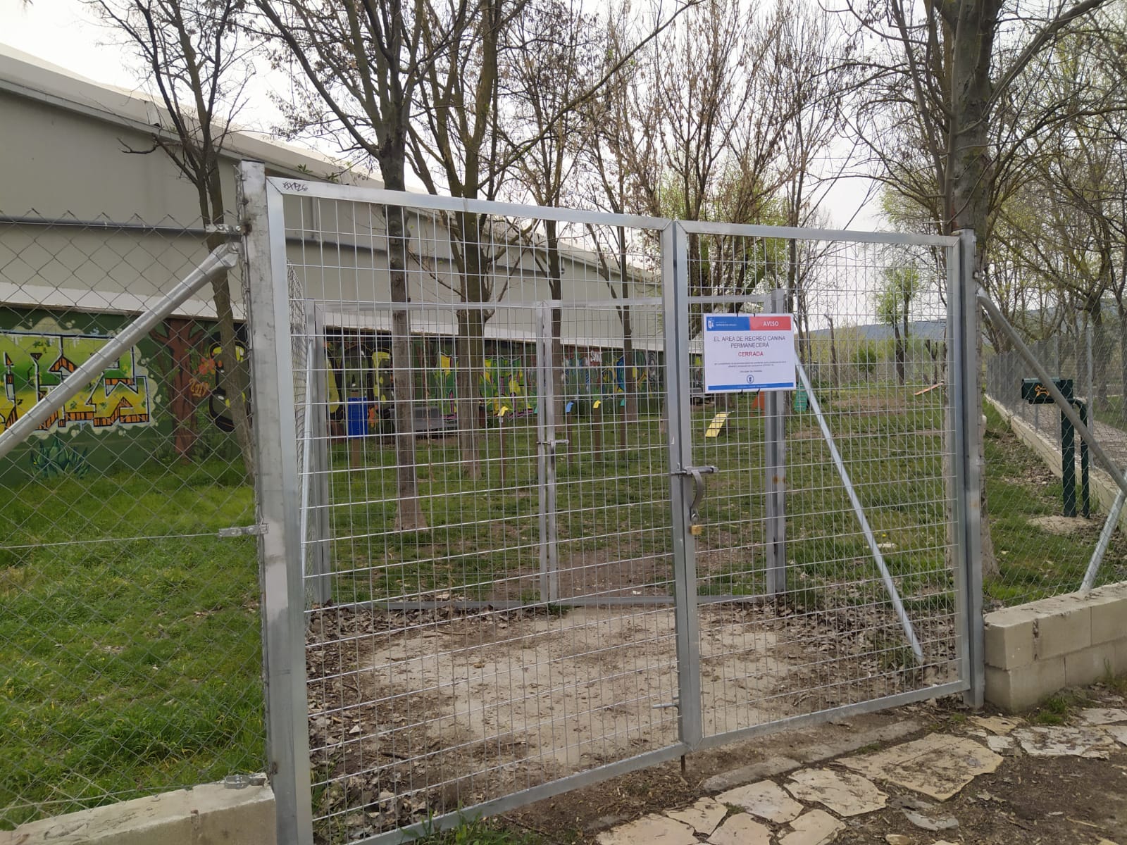 Cierre de las áreas recreativas caninas