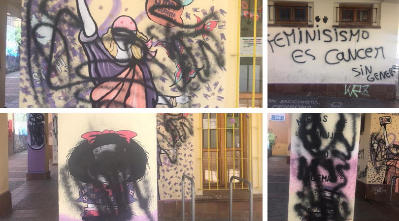 El Ayuntamiento condena las pintadas de odio en la fachada de la Casa de la Juventud y ha denunciado estos hechos ante la Guardia Civil