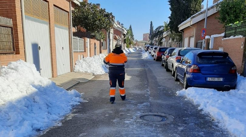 Balance de actuaciones frente a la tormenta de nieve Filomena