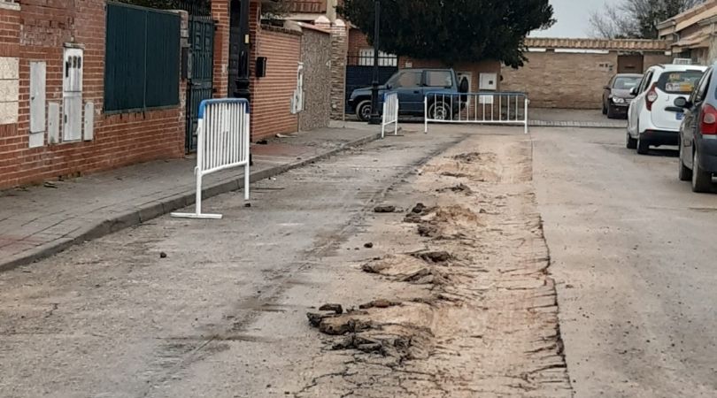 El Ayuntamiento comienza los trabajos de reparación del asfalto que se encuentra en peor estado tras el paso de Filomena