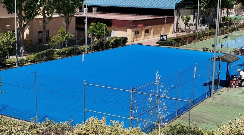 Comienza la remodelación de las pistas de tenis