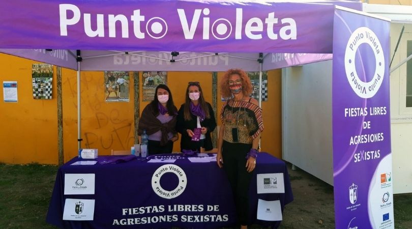 Velilla instaló un “Punto Violeta” durante los días de los Festejos Taurinos