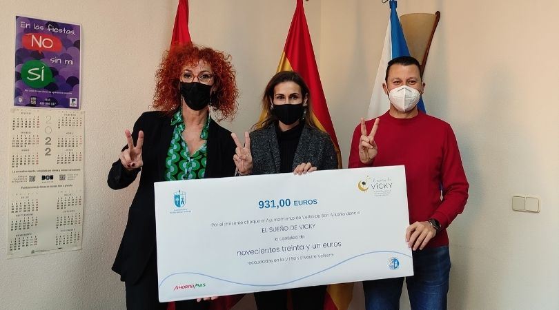 Entrega del Cheque Solidario de la VII San Silvestre Velillera