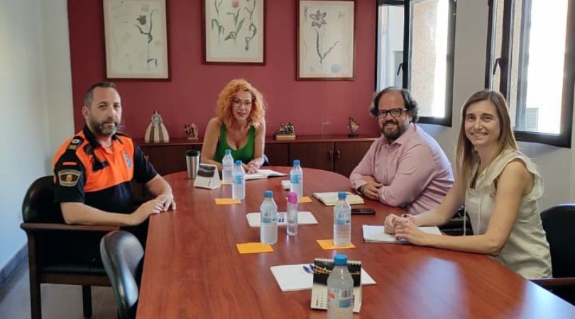 La alcaldesa se reunió con el director general de Protección Civil de la Comunidad de Madrid