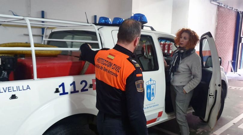 El Ayuntamiento dota a Protección Civil Velilla de un nuevo vehículo con equipo de extinción de incendios
