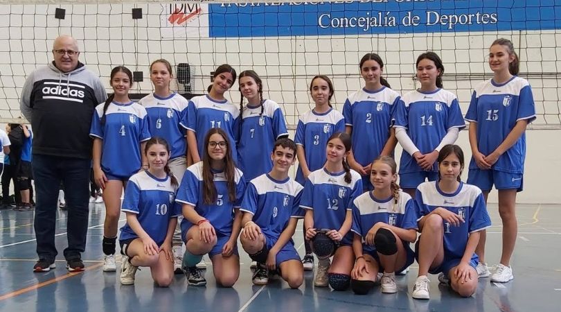 Segundo puesto del equipo velillero de voleibol en la Fase Zonal celebrada en Daganzo