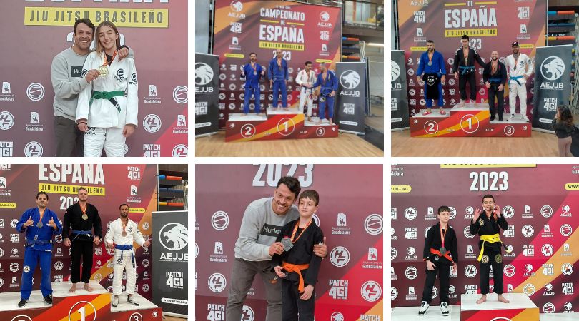 La escuela S.F.Team de Velilla logró cinco medallas en el Campeonato de España de Jiu Jitsu Brasileño