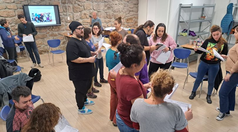 El equipo de la Casa de la Juventud, en continua formación