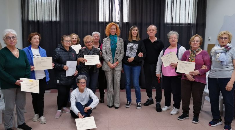 Finaliza el curso de psicoestimulación dirigido a personas mayores