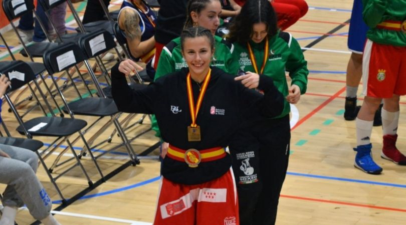 Daniela Burgos se ha alzado con el título de Campeona de España en el Campeonato Joven Femenino de Boxeo -57kg