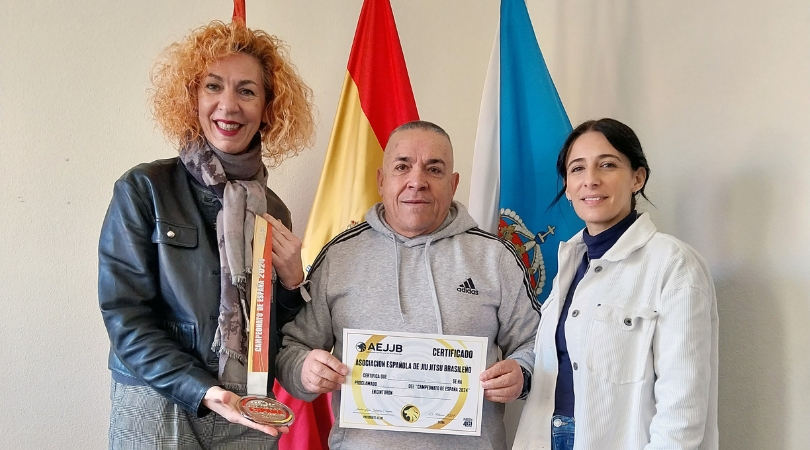 José Fernández Piñero, subcampeón de España en Jiu Jitsu Brasileño con 73 años