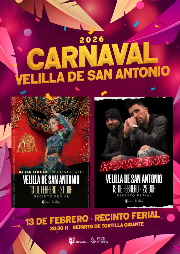 2026 velilla carnaval conciertos