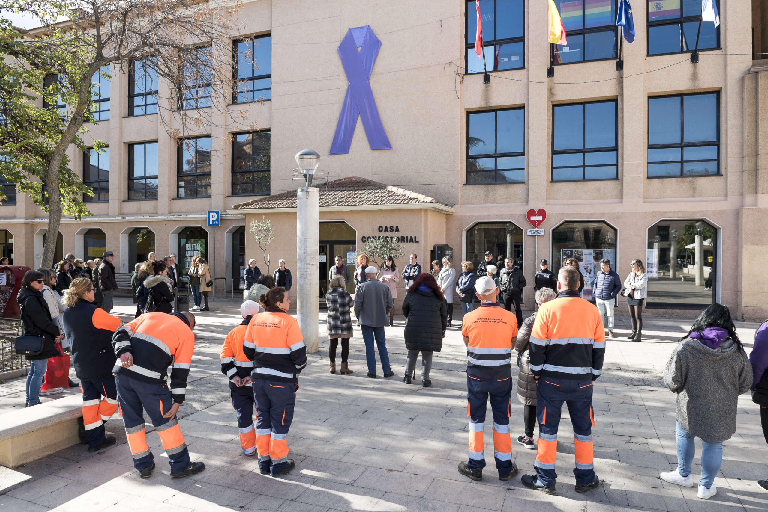 Velilla conmemoró el Día Internacional de la Eliminación de la Violencia contra la Mujer