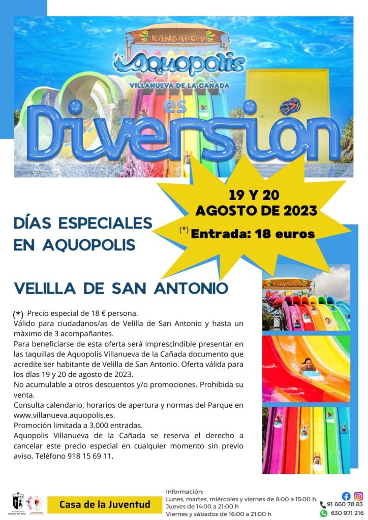 a4 juventud julio aquopolis 2023