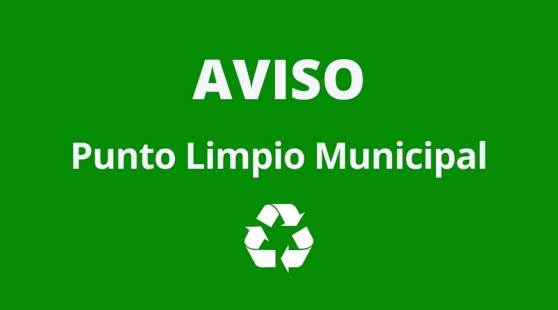 Aviso Punto Limpio Municipal