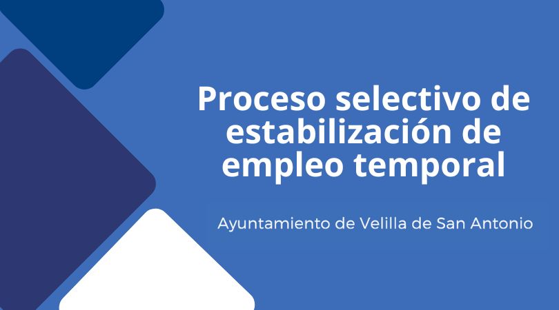 Convocatoria turno estabilización de empleo temporal
