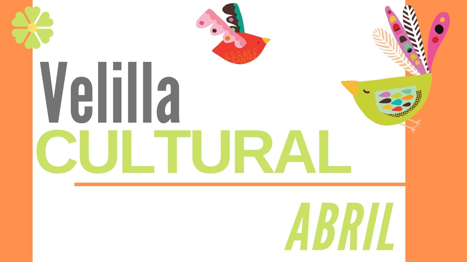 Programación Cultural mes de abril