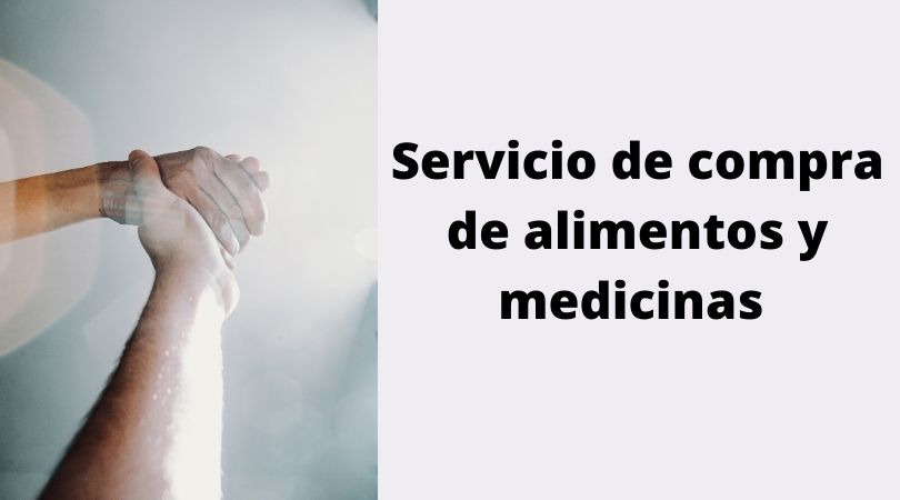 Servicio de compra de alimentos y medicinas