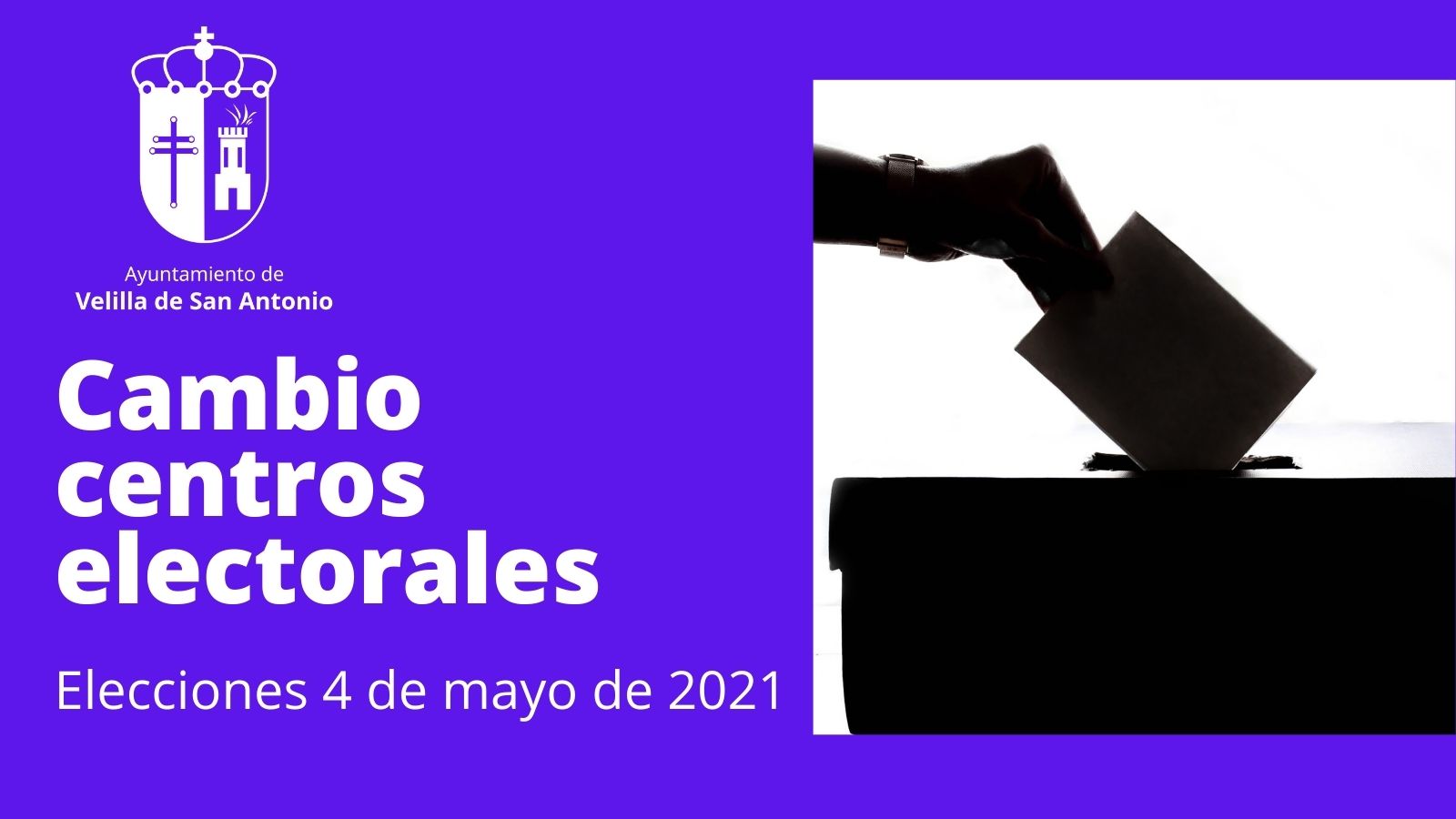 Cambio de centros electorales