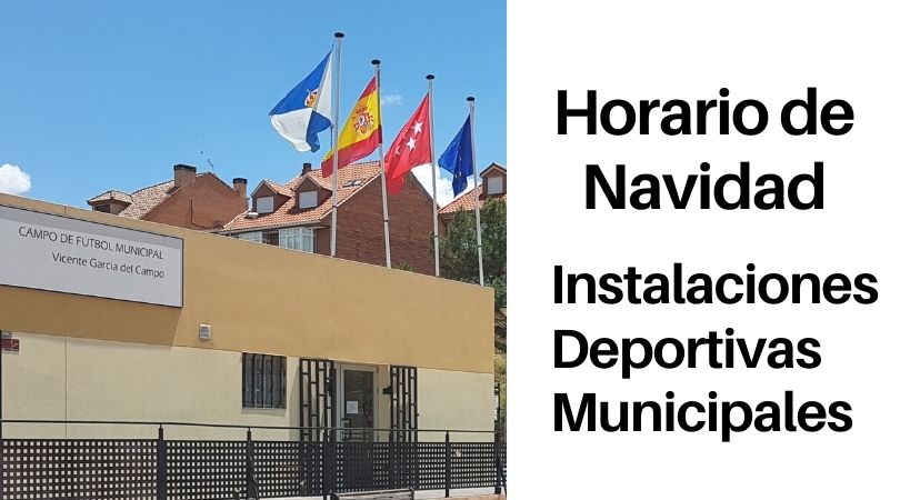 Horario de las instalaciones deportivas municipales en Navidad