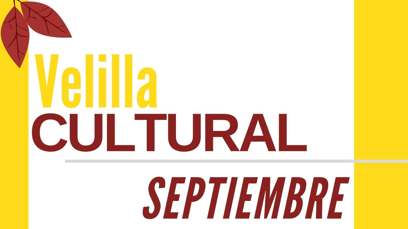 Programación Cultural mes de septiembre