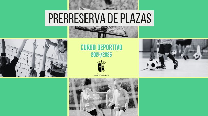Prerreserva de plazas de antiguos alumnos en actividades deportivas para el curso 2024-2025