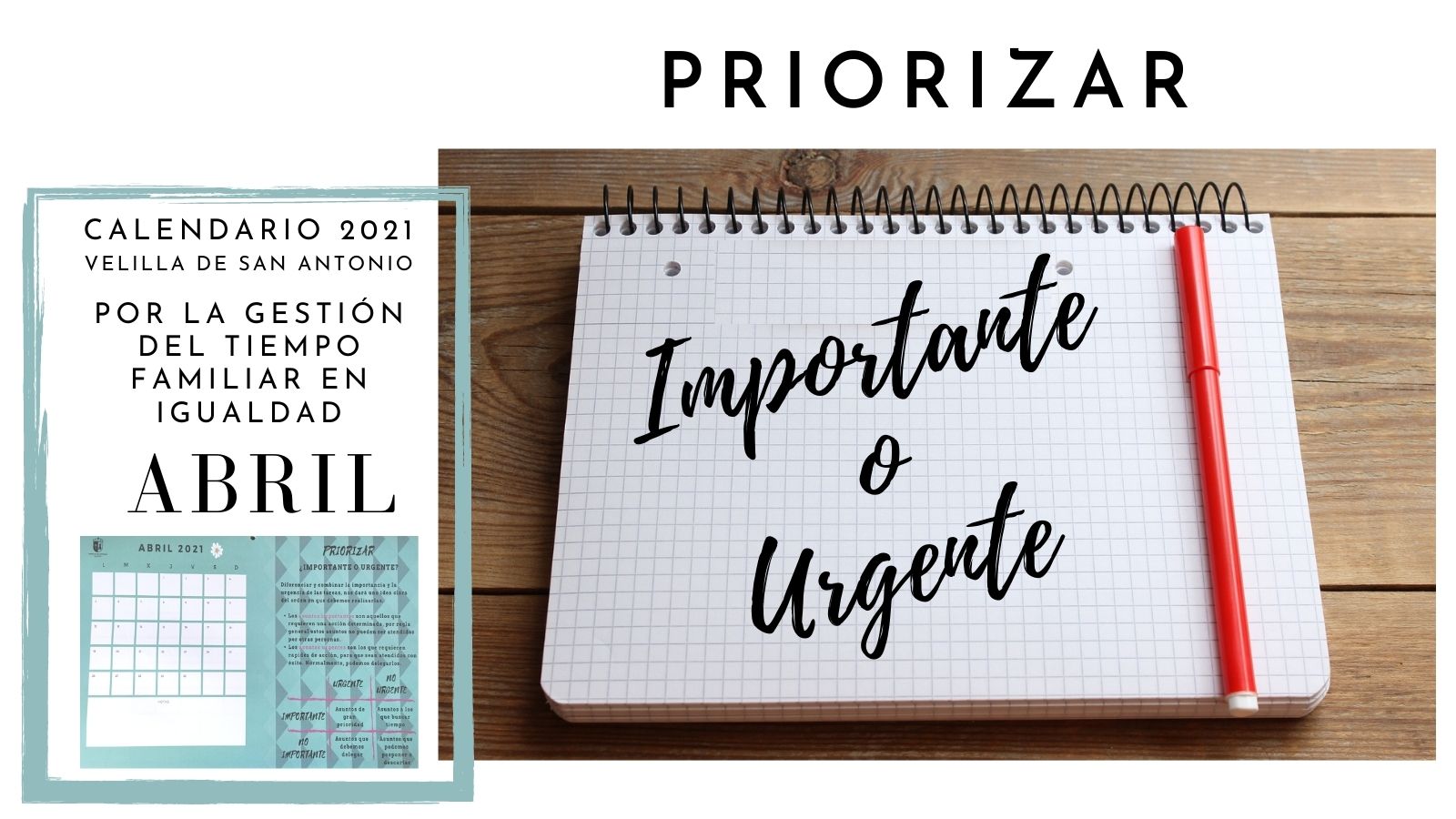 12 meses por la igualdad. Abril. Priorizar