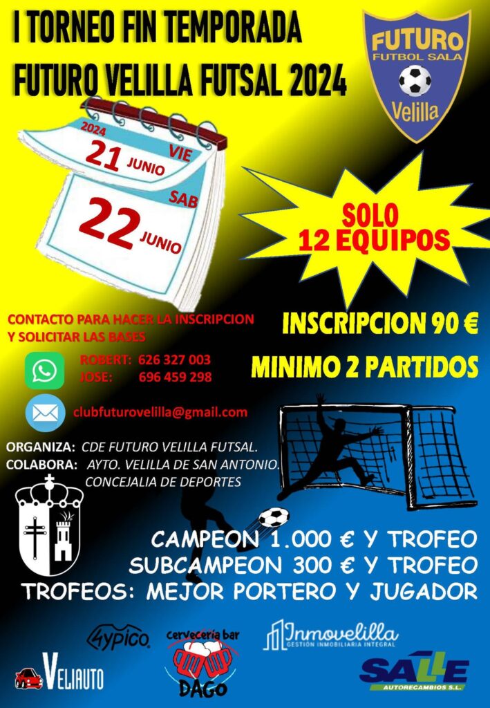 cartel i torneo fs futsal
