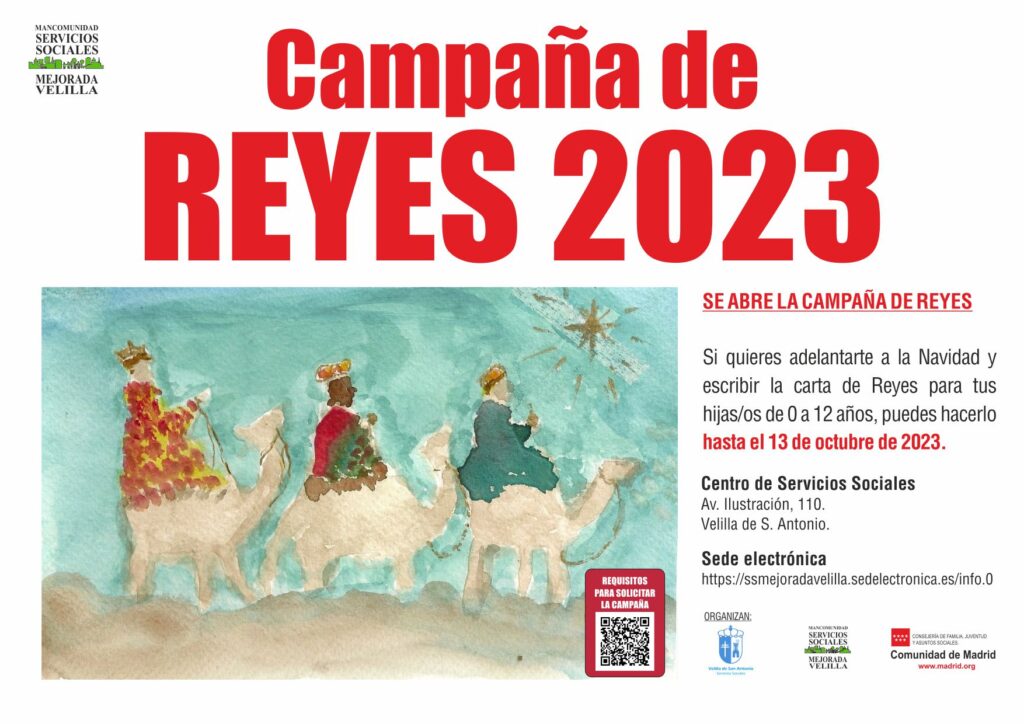 carteles campaña de reyes 2023 velilla