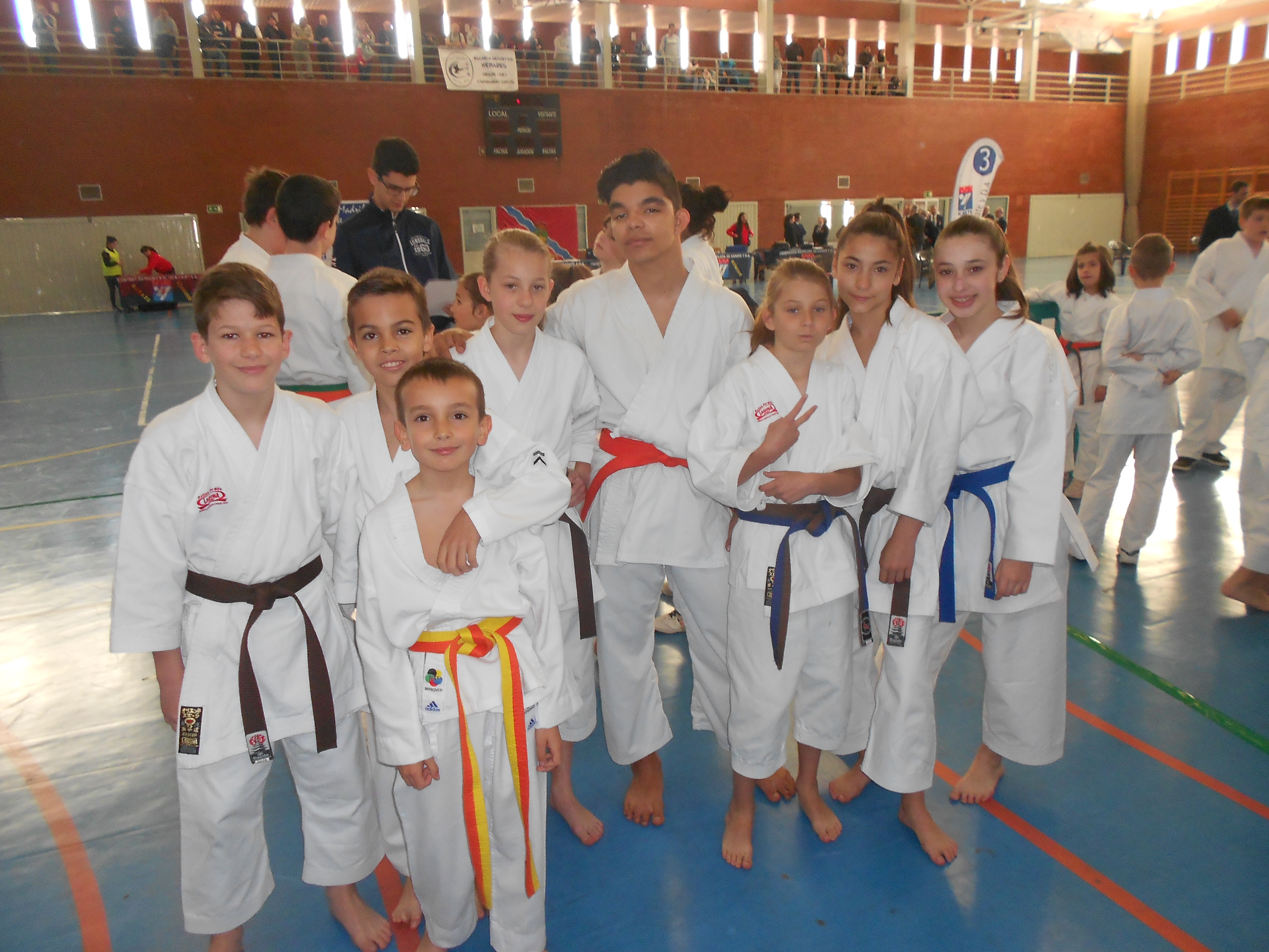 Siete karatekas velilleros clasificados para la fase zonal del karate autonómico