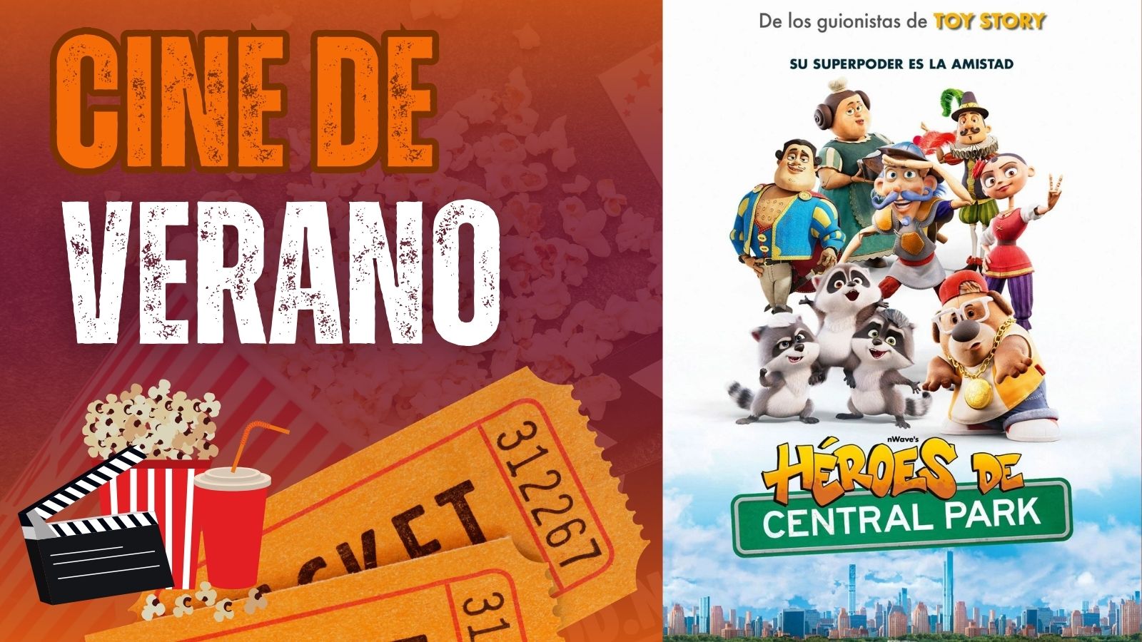 Cine de verano - Héroes de Central Park Cine de verano - Héroes de Central Park