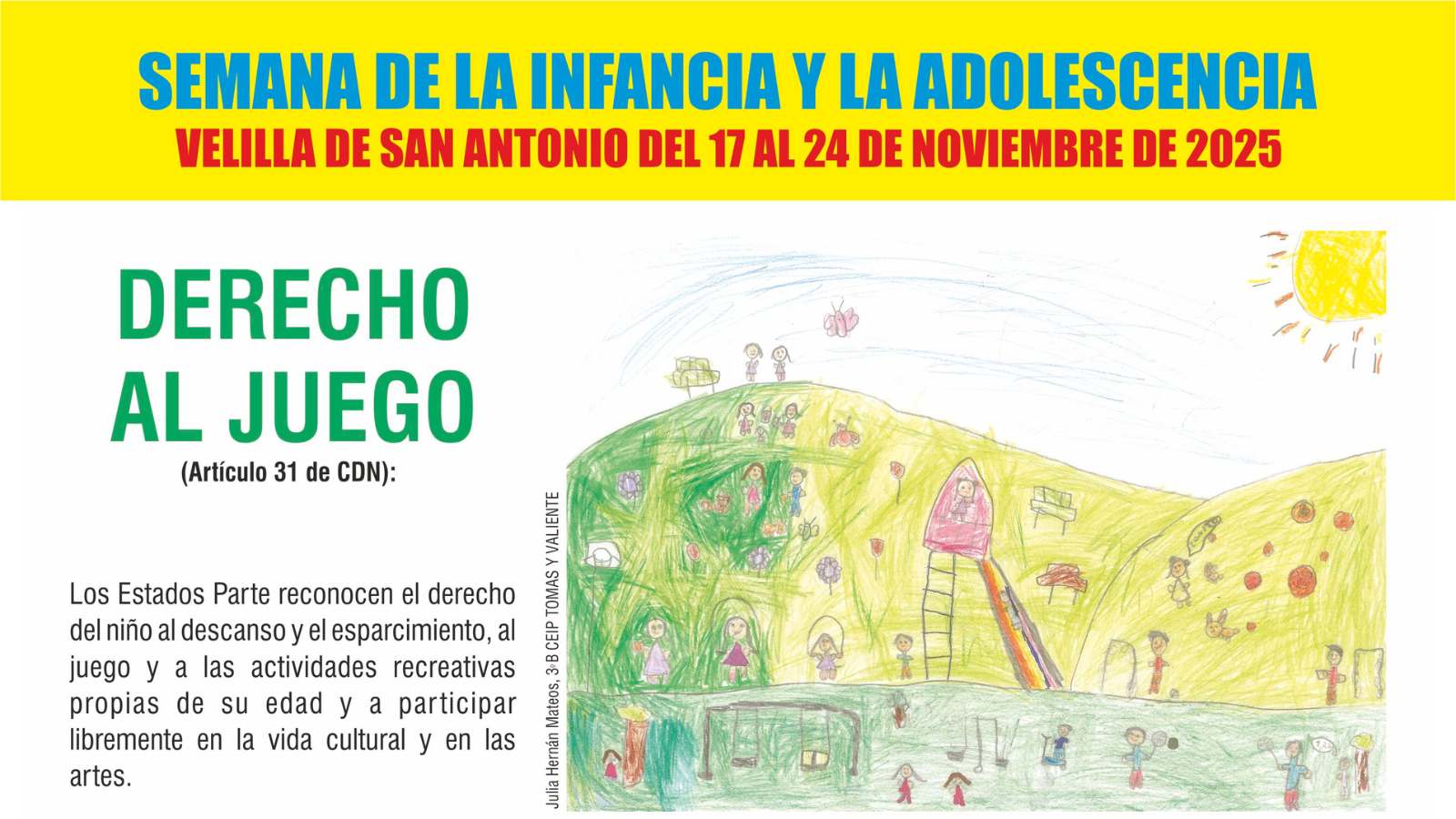 Acto de inauguración Semana de la Infancia