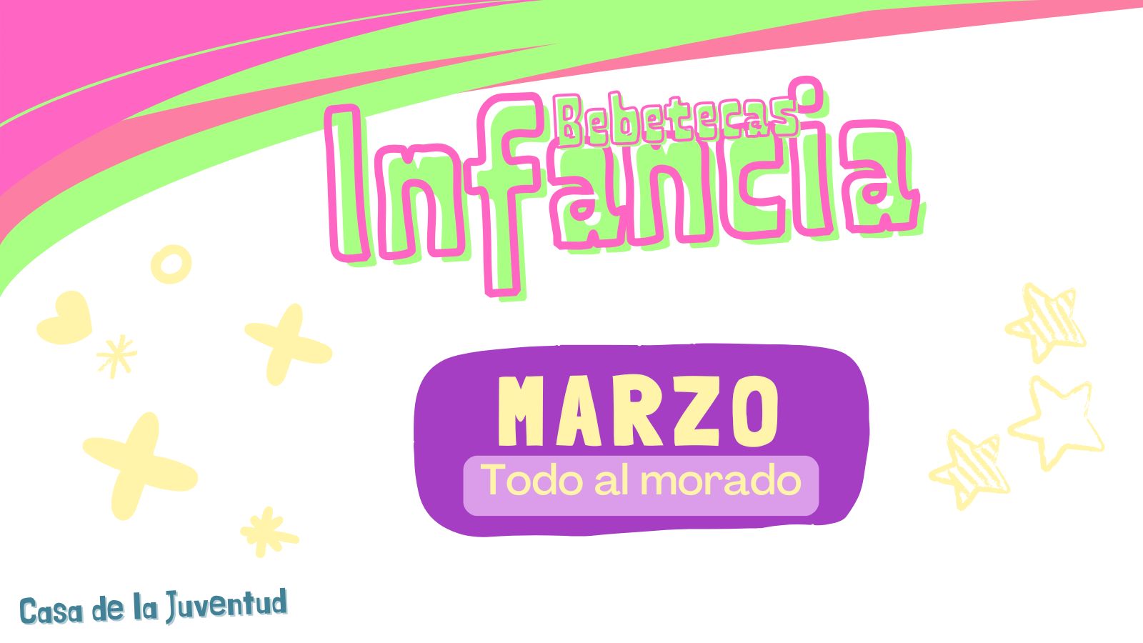 Bebeteca infantil - "¡Todo al morado!"