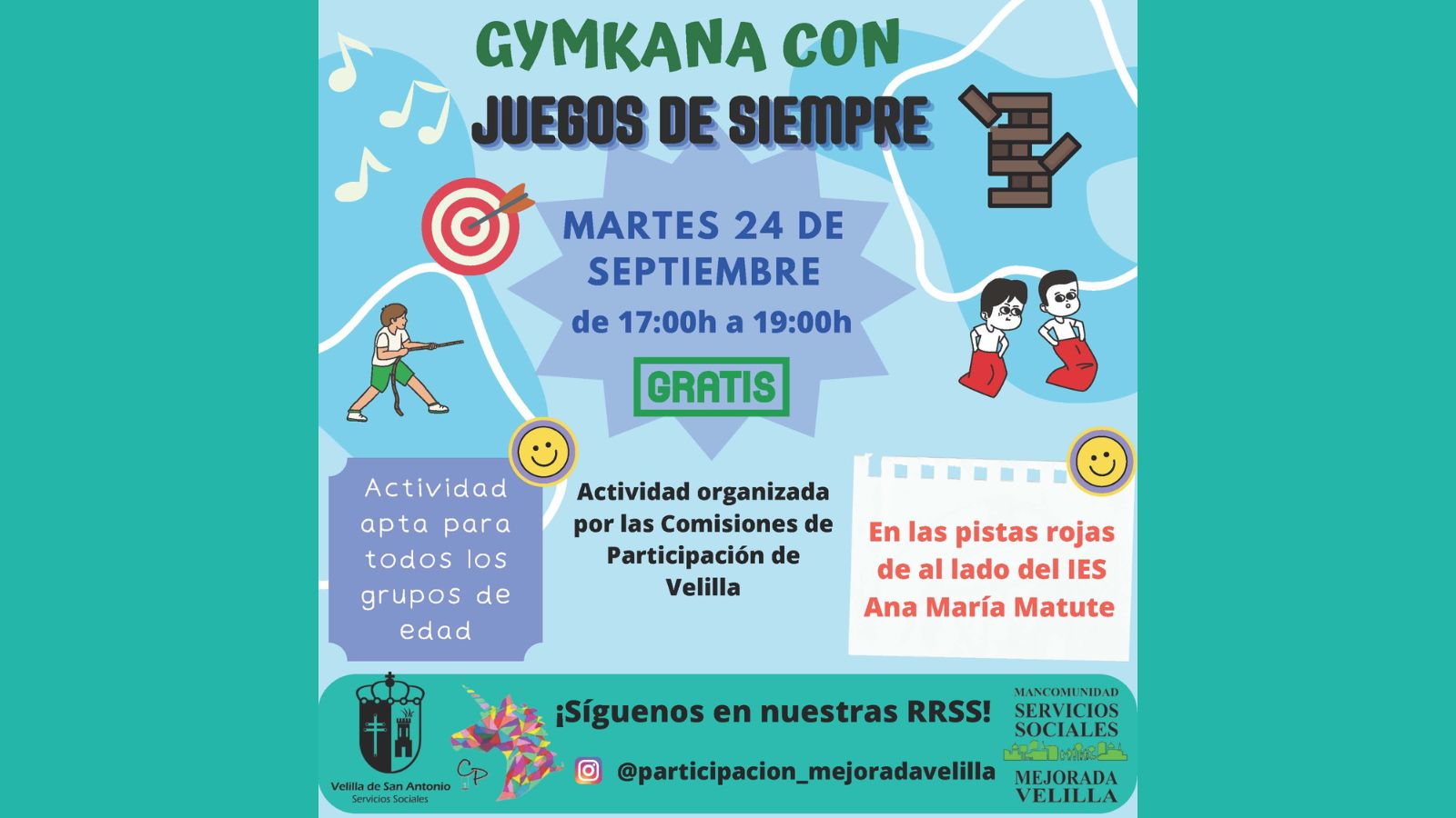 Gymkana con juegos de siempre Gymkana con juegos de siempre