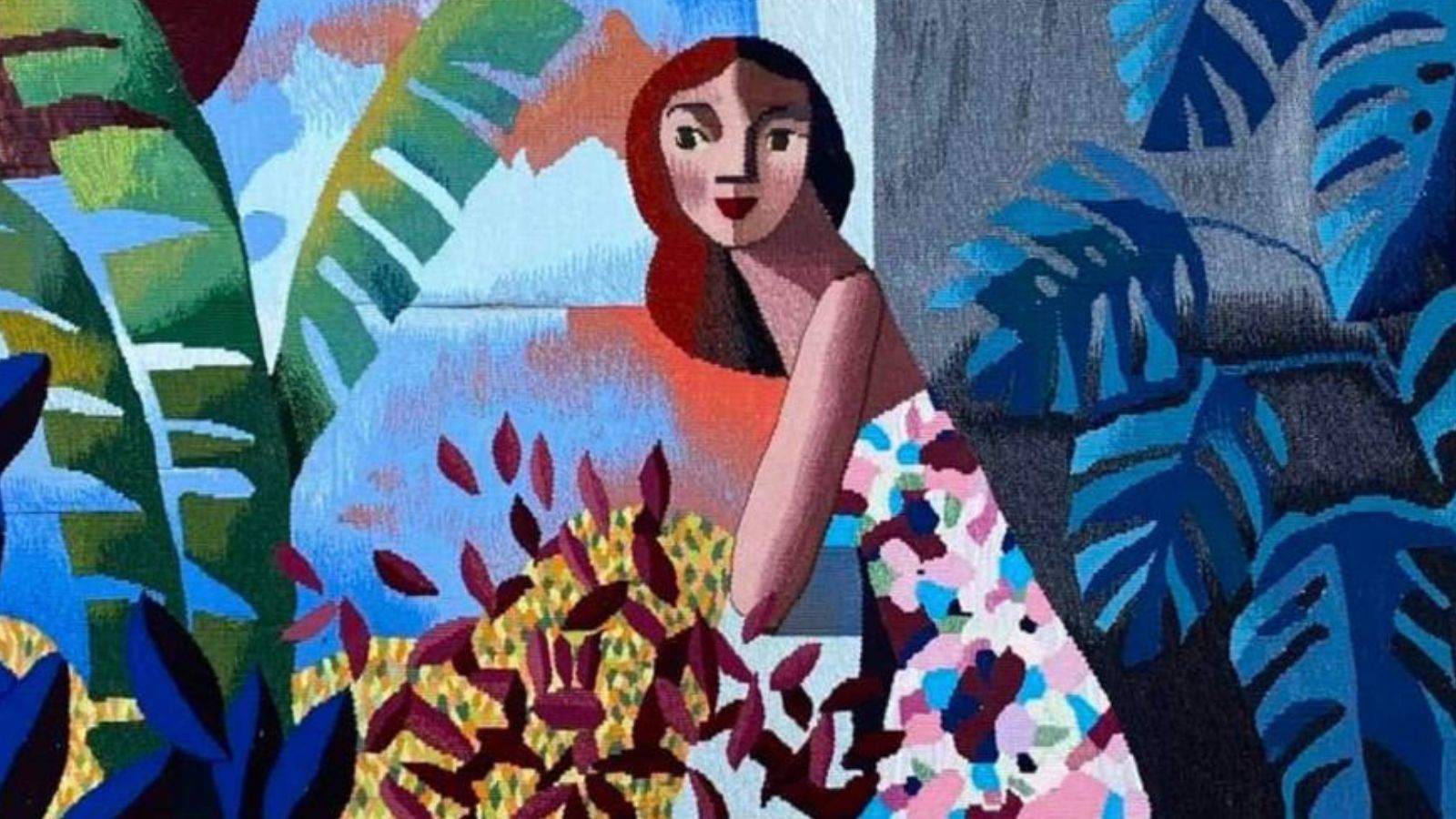 Exposición de tapices As. de Mujeres Alto Lizo