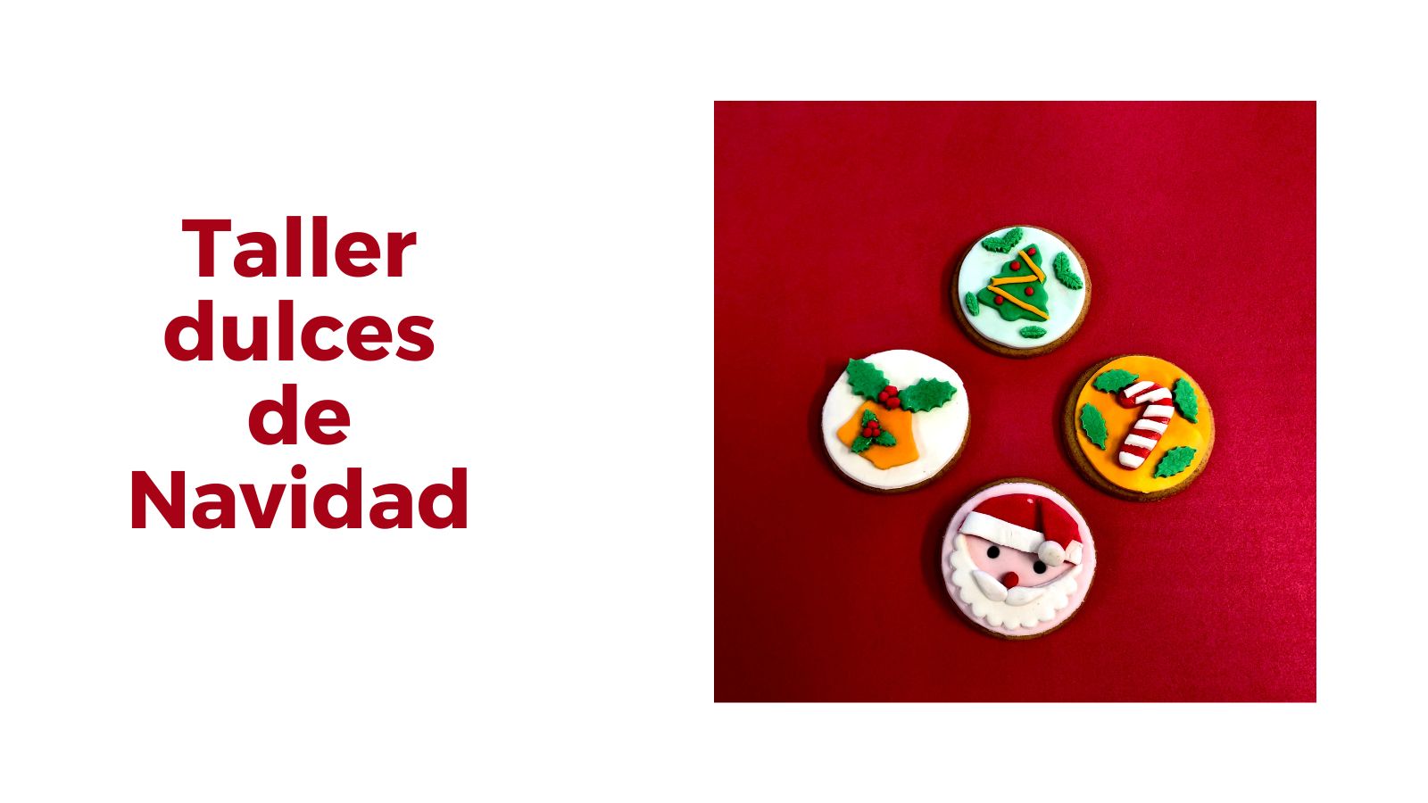 Taller dulces de Navidad