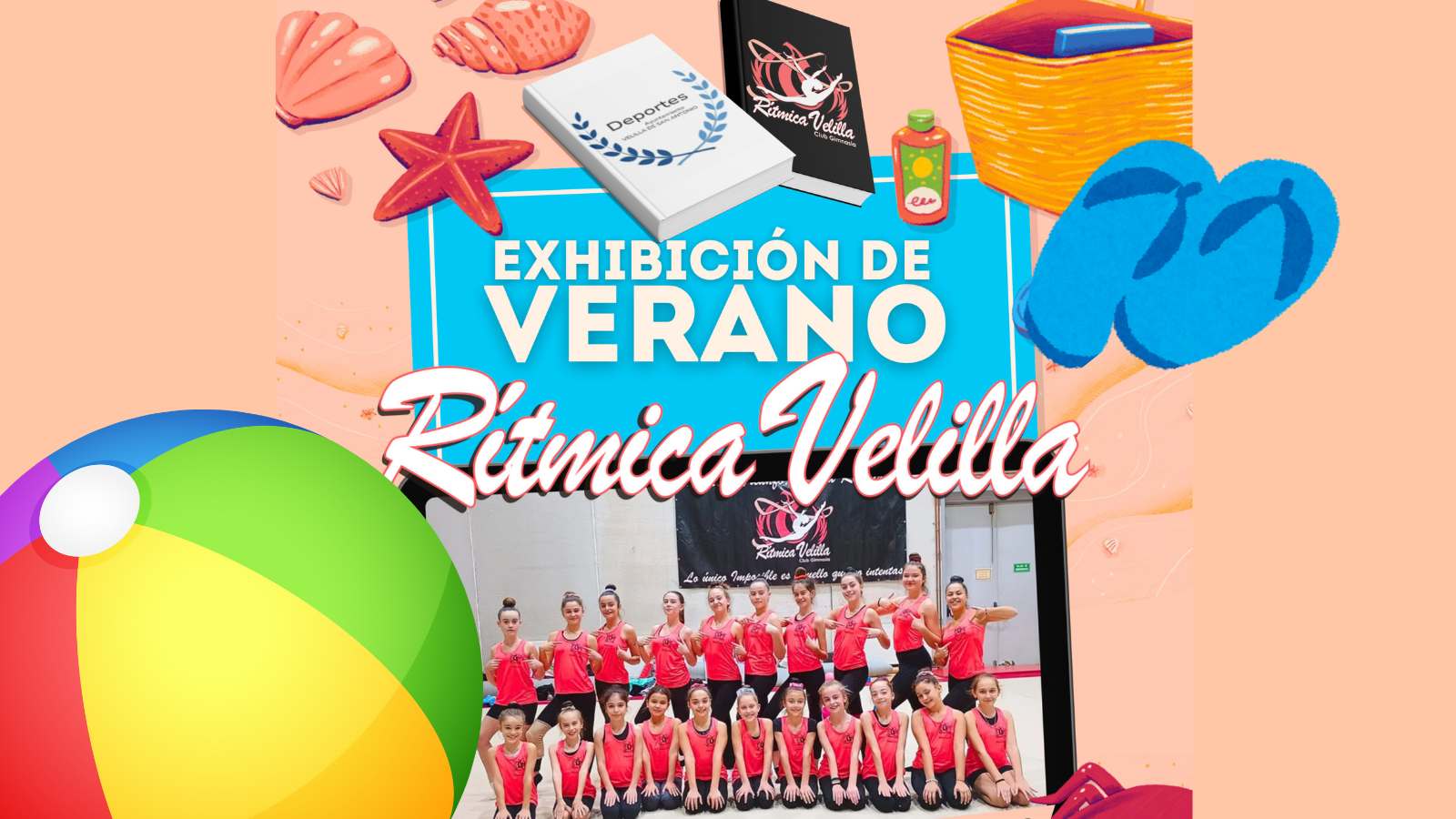 Exhibición de Verano Club Gimnasia Rítmica Velilla