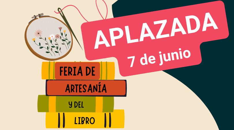 feria de artesanía y del libro aplazada