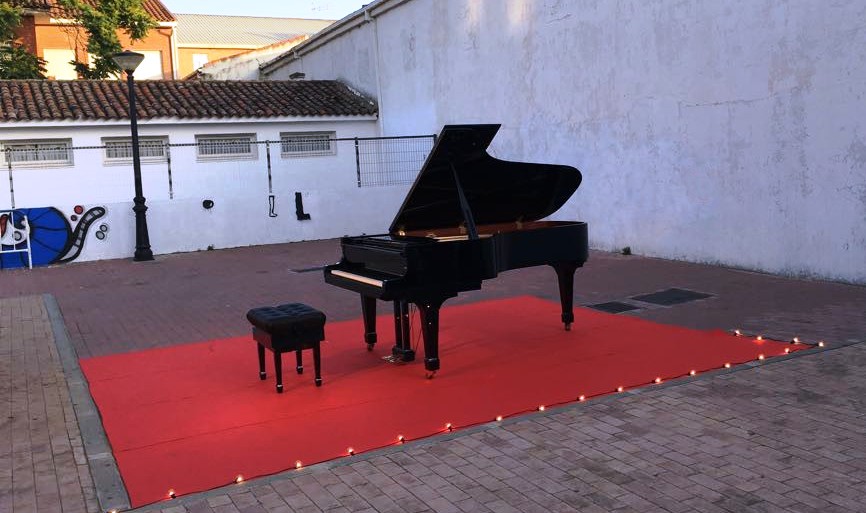 2017 Concierto de piano, plaza de las Velillas