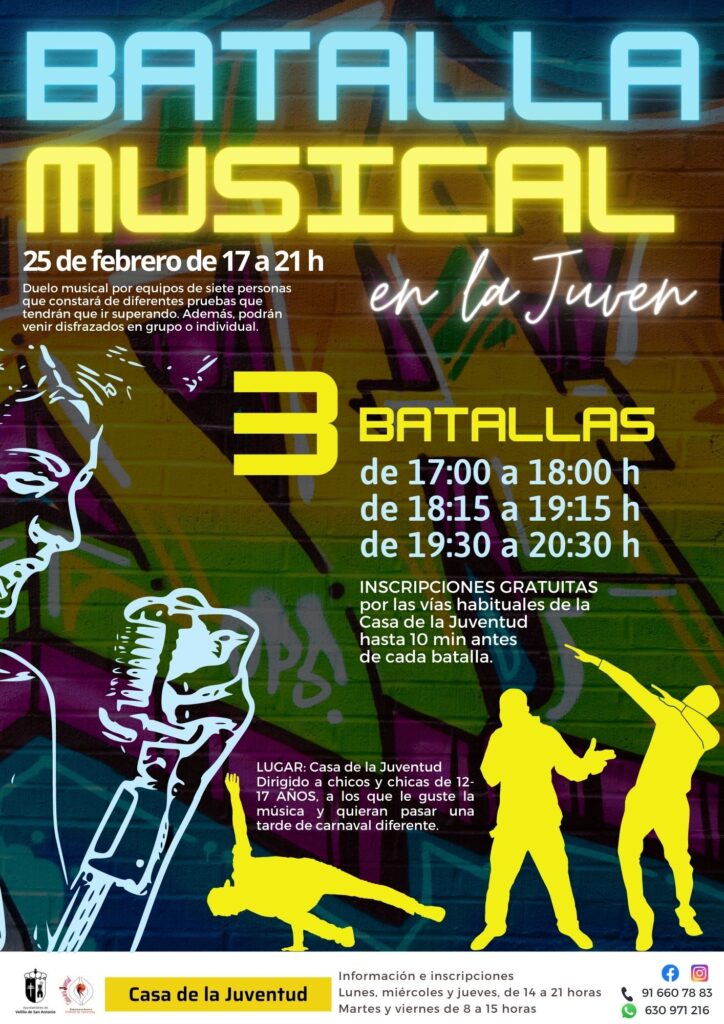juventud febrero 2022 batalla musical