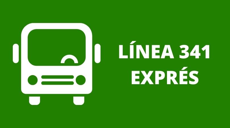 Dos nuevas expediciones de la línea 341 exprés desde el 24 de enero