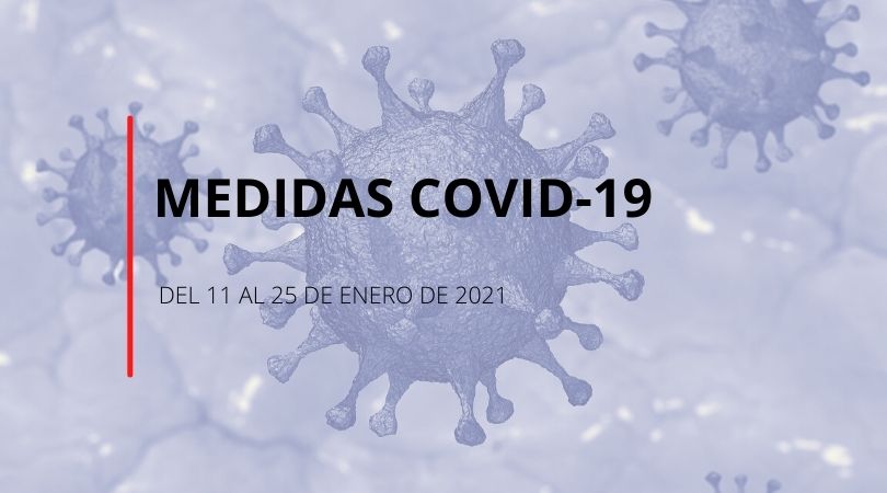 Restricción de movilidad y suspensión del funcionamiento de los establecimientos de hostelería y restauración, del 11 al 25 de enero