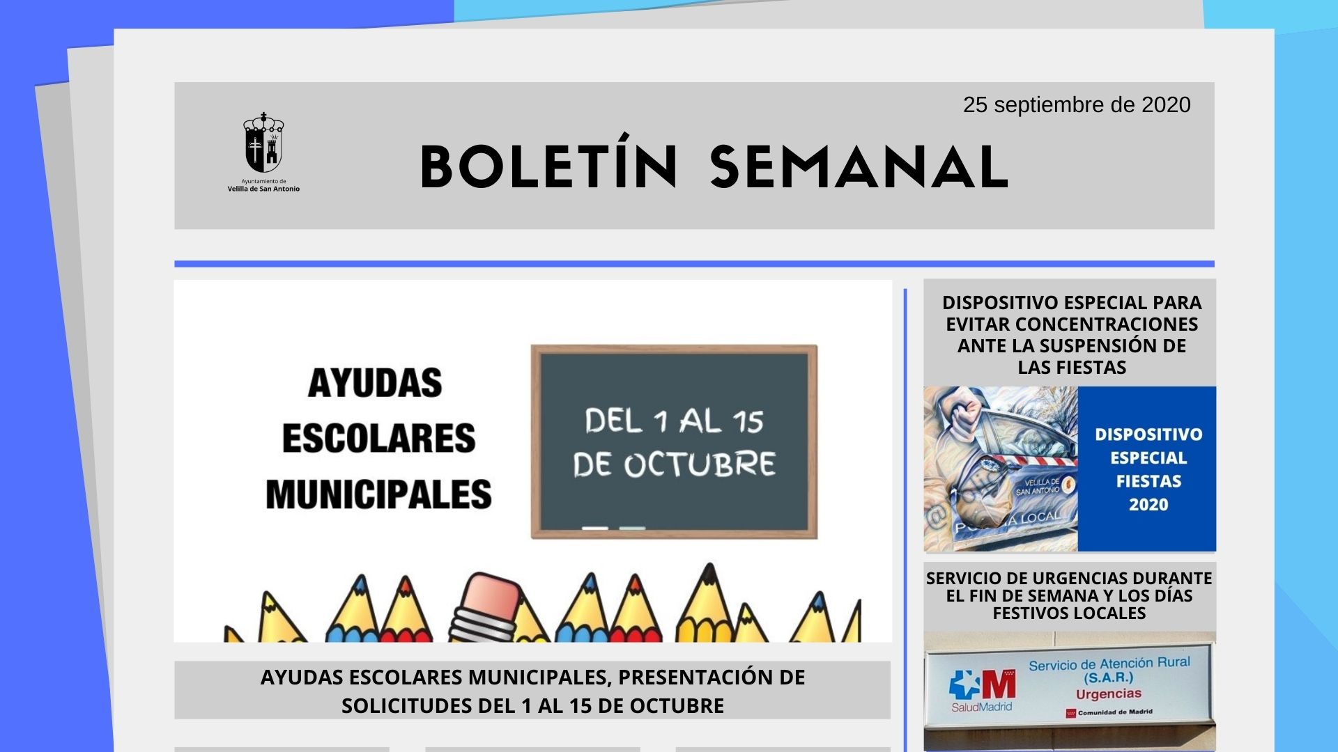 Boletín Semanal 39/2020