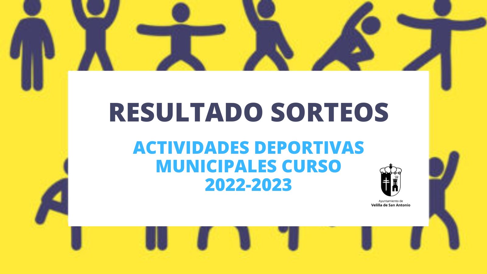 Resultados del sorteo de plazas de actividades deportivas 2022-2023